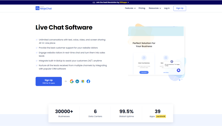 NinjaChat Web Chat Software